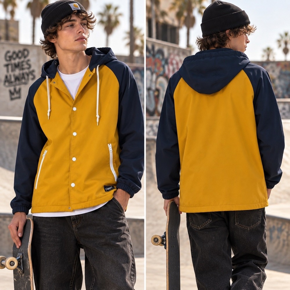 Empyre Skateboard Hooded Jacket Size M Grunge, Skater, Vintage Streetwear